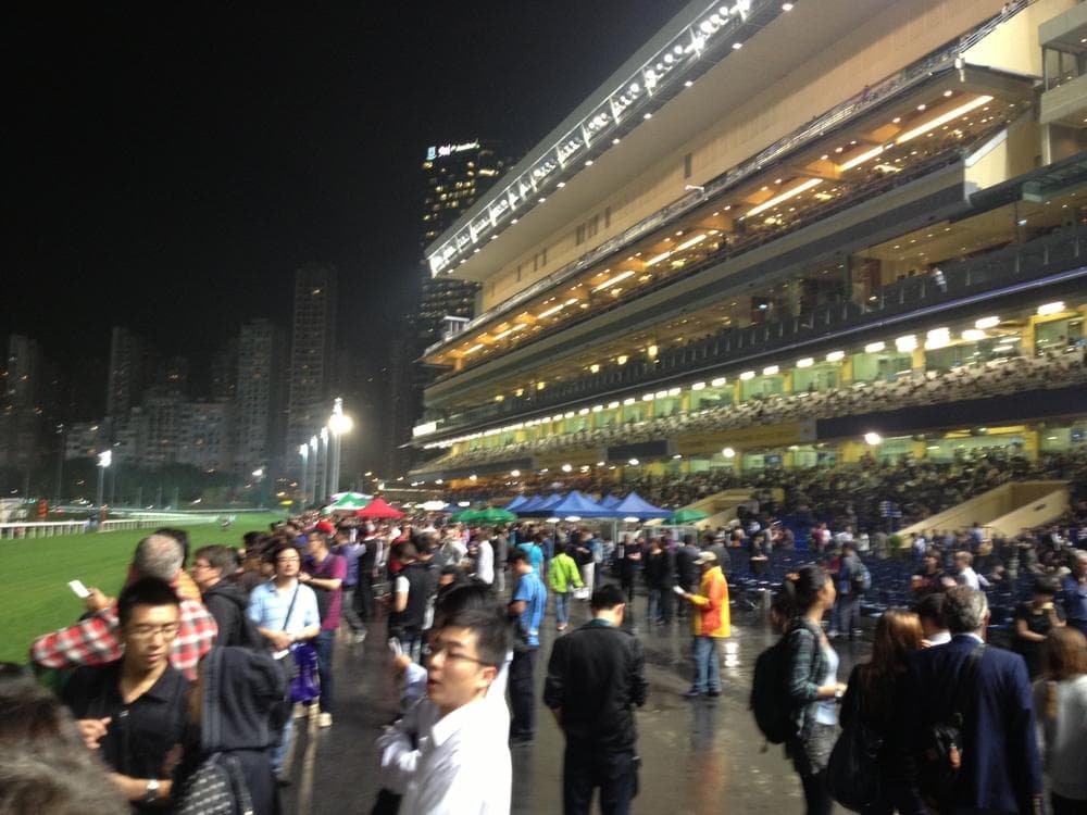 Happy Valley Racecourse grandstands. (Charlie Schroeder/OAG)