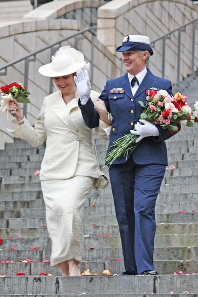 A couple marries in Seattle earlier this month. (dbvictoria36/flickr)
