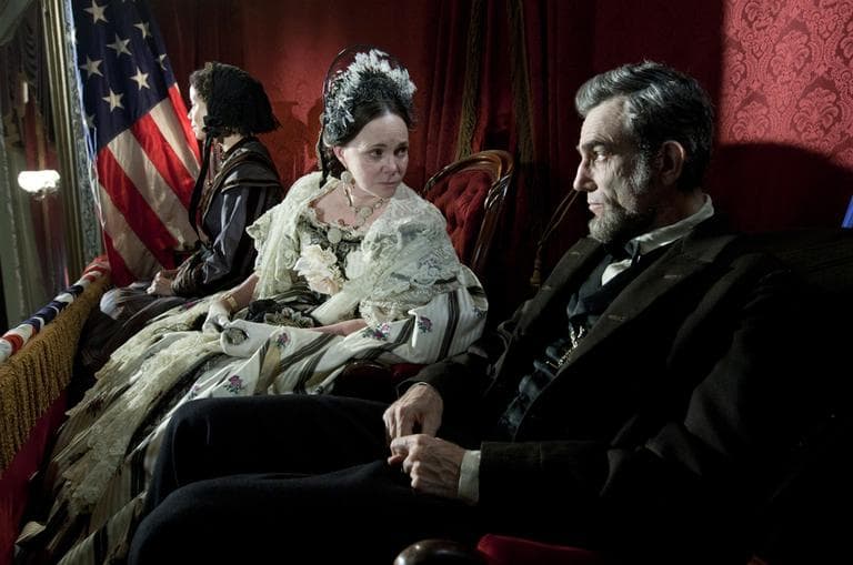 Sally Field and Daniel Day-Lewis appear in a scene from "Lincoln."  (David James/DreamWorks/Twentieth Century Fox/AP)