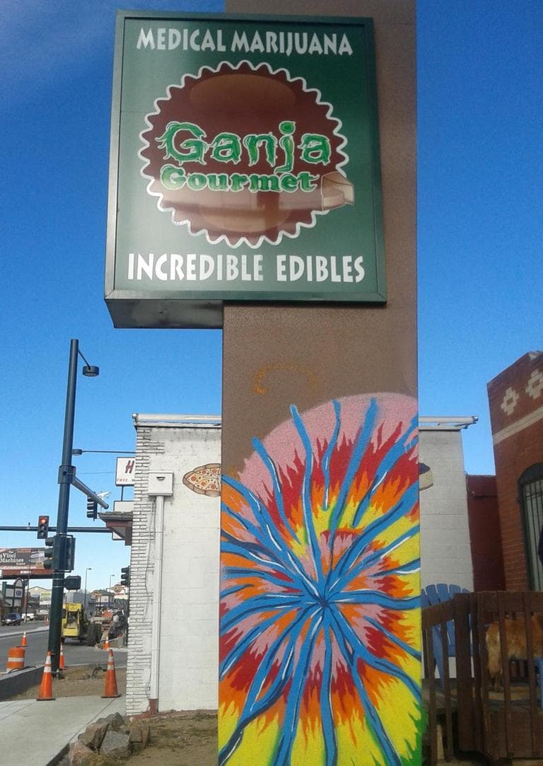 Ganja Gourmet, in Denver, Colo., specializes in so-called "medibles" &mdash; food products that contain marijuana. (Rachel Gotbaum for WBUR)