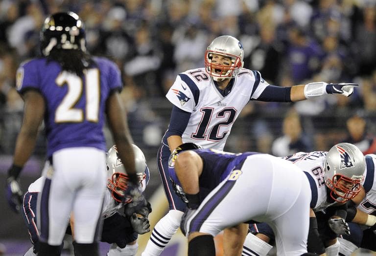 In September, the Patriots lost to the Ravens 31-30. The two teams meet again Sunday for the AFC Championship. (Nick Wass/AP) 