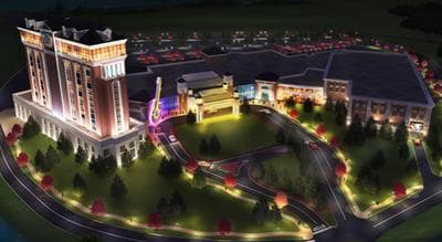 Rendering of Hard Rock's proposed West Springfield casino