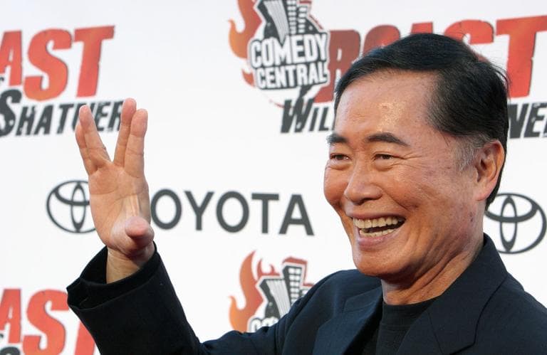 George Takei poses for photographers on the red carpet before Comedy Central's "Roast of William Shatner," Sunday, Aug. 13, 2006, in Los Angeles. (AP)