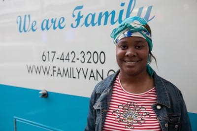 A patient treated by staff at Boston's Family Van
