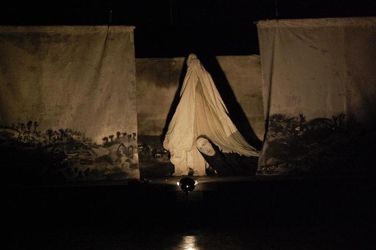 Bread and Puppet Theater performs "Dead Man Rises." (Greg Cook)