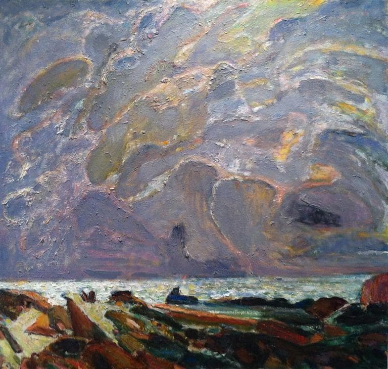 Bernard Chaet's 2004 to 2006 painting “Breaking Out." (Courtesy of Alpha Gallery)