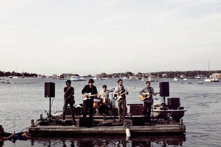 Darlingside performs at Woods Hole August 2012. (Mike Lavoie)