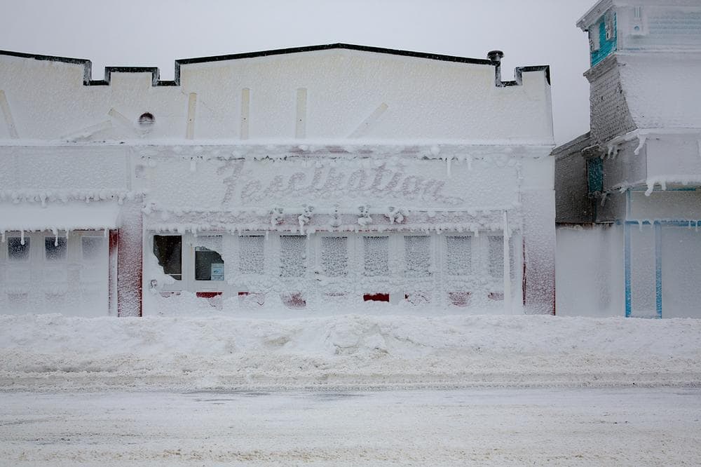 On Nantasket Beach in Hull, Mass. (Jesse Costa/WBUR)