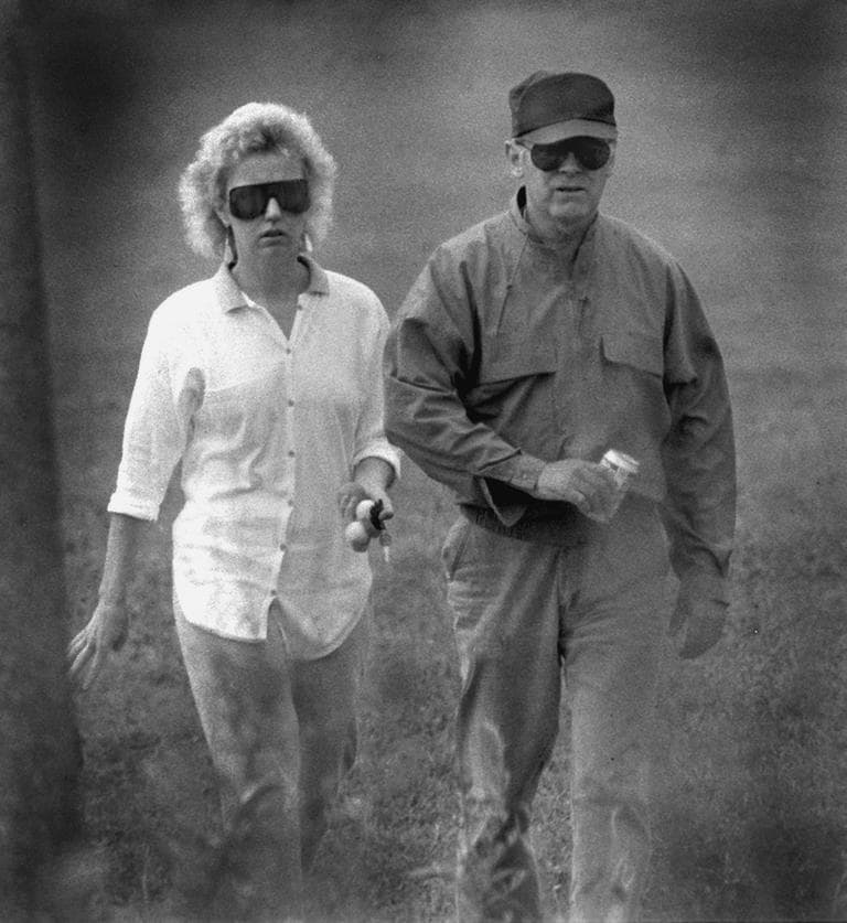 Cathy Greig and Whitey are pictured in the sumer of 1988 at a Dorchester playground. (John Tlumacki/Boston Globe. Reprinted with the permission of W. W. Norton and The Boston Globe) 