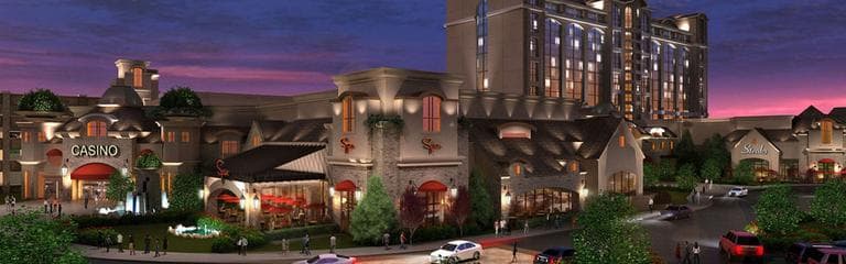 A rendering of Crossroads Massachusetts' casino proposal for Milford (Courtesy)