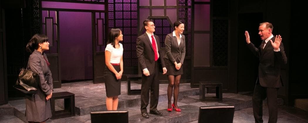 The cast of "Chinglish." (Photo courtesy of Lyric Stage Company of Boston)