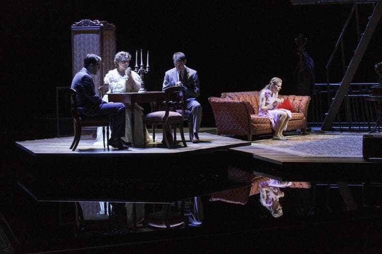 The cast of "The Glass Menagerie." (Photo courtesy of American Repertory Theater / Michael J. Lutch)