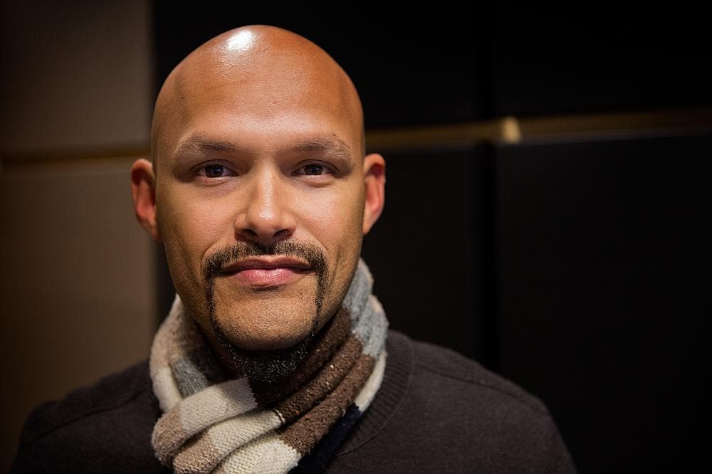 Miguel Zenon at WBUR. (Jesse Costa/WBUR)