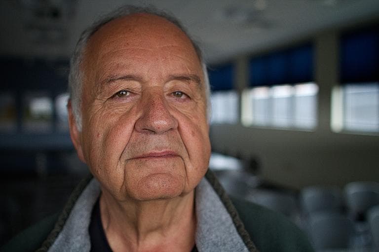 Filmmaker Marian Marzynski is pictured at the Here &amp; Now studios on Mar. 1, 2013. (Jesse Costa/WBUR)