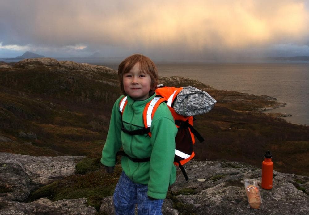 Marcus on one of the family hikes. (Courtesy Winston Chen)