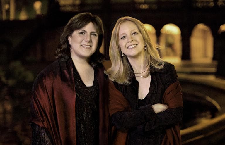 Soprano Dawn Upshaw, left, and composer Maria Schneider, right, have collaborated on a new album called "Winter Morning Walks." (Jimmy and Dena Katz)