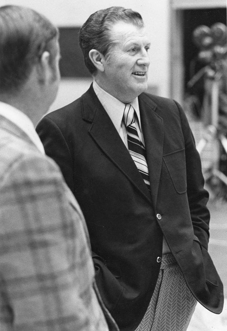 Frank McGuire is pictured coaching the South Carolina Gamecocks. (Courtesy of South Carolina Athletics media relations)