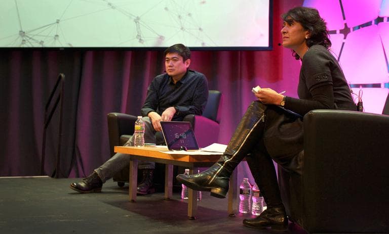 Joi Ito and Razia Iqbal