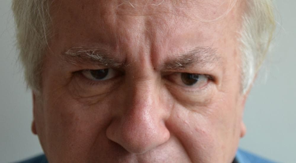 The muscle in the eyebrow is the strongest means of expressing anger or sadness. (Image from "The Face of Emotion" by Eric Finzi).