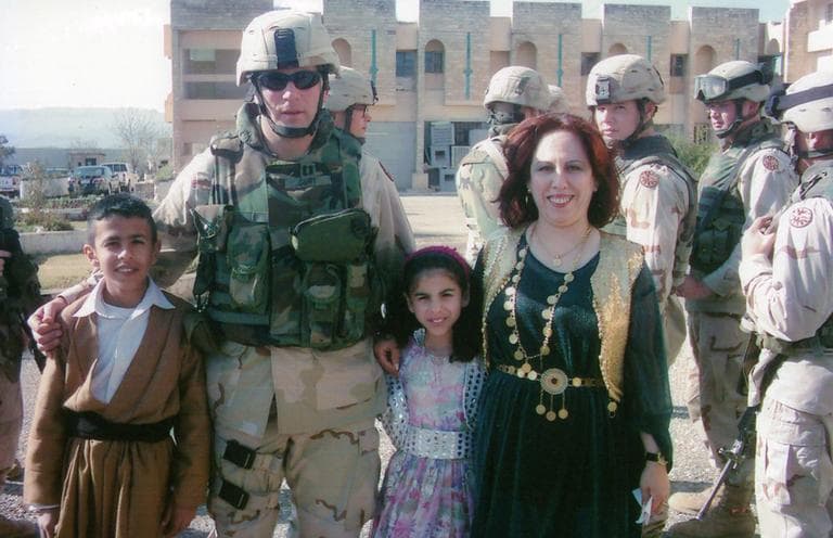 Anna Khanakan and her children, Tariq and Tara, welcomed the American military when they arrived in Iraq in 2003. (Courtesy Principle Pictures)