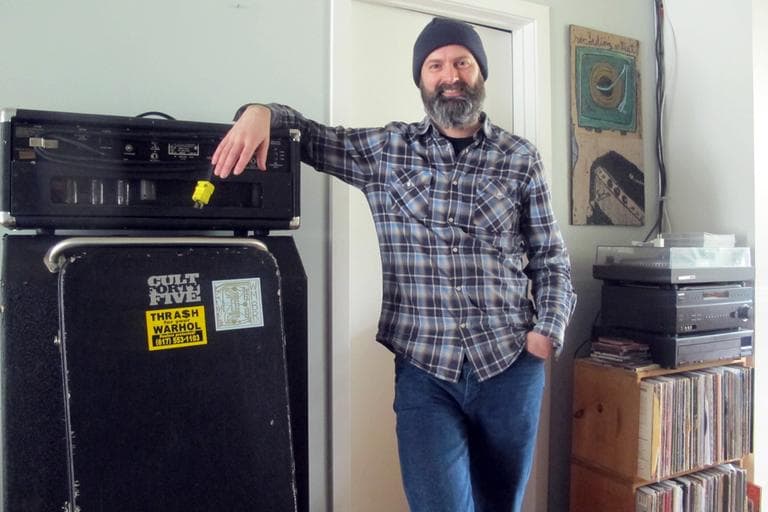 Bassist Bob Maloney. (Andrea Shea/WBUR)
