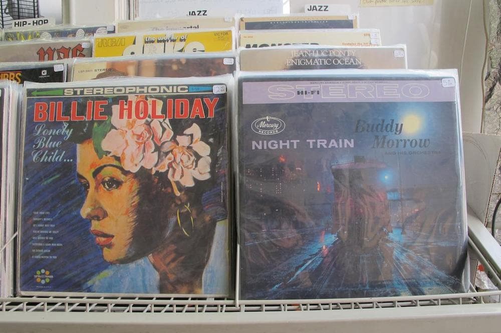 Part of Buch Spieler's vinyl collection. (Carol Towson)