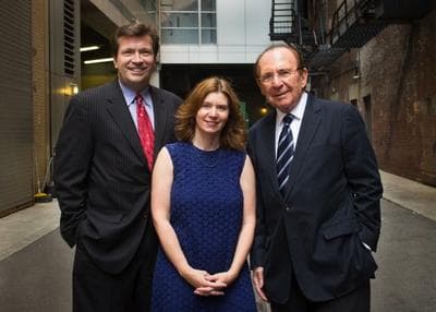 Outside the Box managing director Kevin T. Carlon, artistic director Sherrie Johnson and founder Ted Cutler. (Photo by Bill Brett)