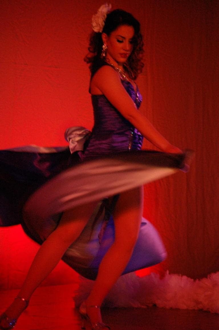 Lucy Buttons twirls. (Greg Cook)