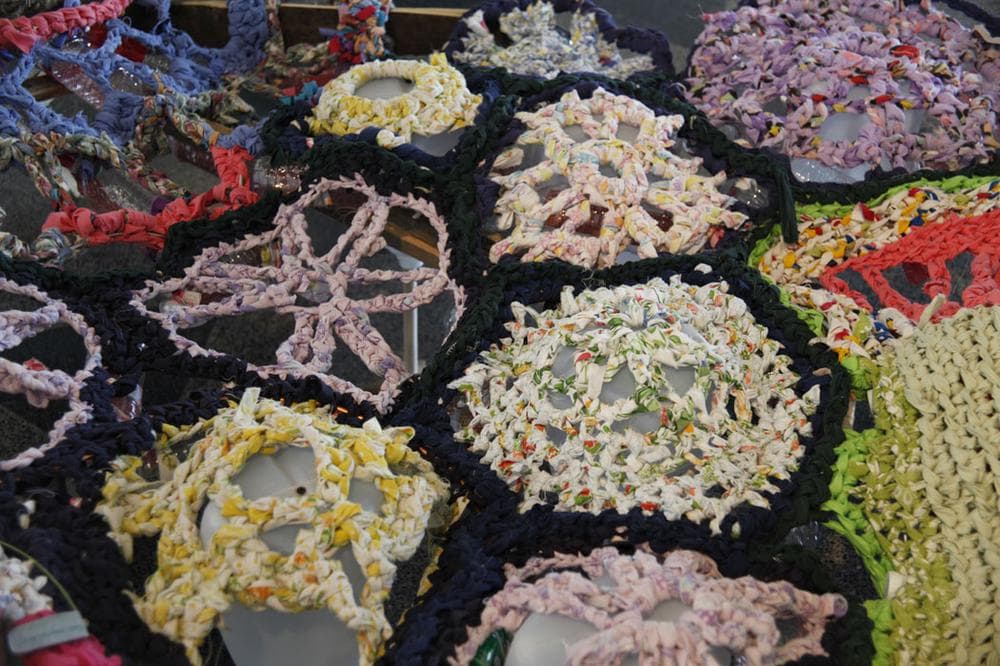 One of Plotform's artificial floating islands. (Courtesy of Plotform)