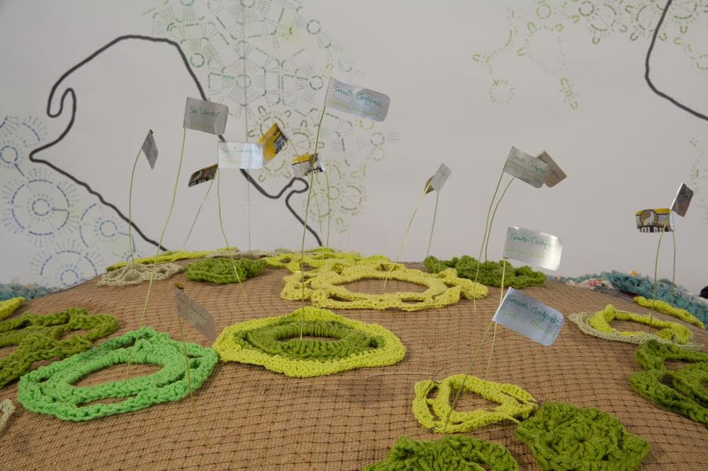 One of Plotform's artificial floating islands. (Courtesy of Plotform)