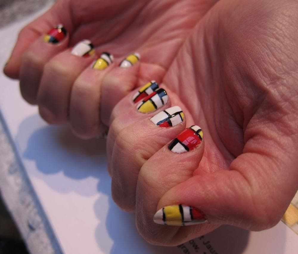 Shen's version of Piet Mondriaan. (Victoria Shen photo)