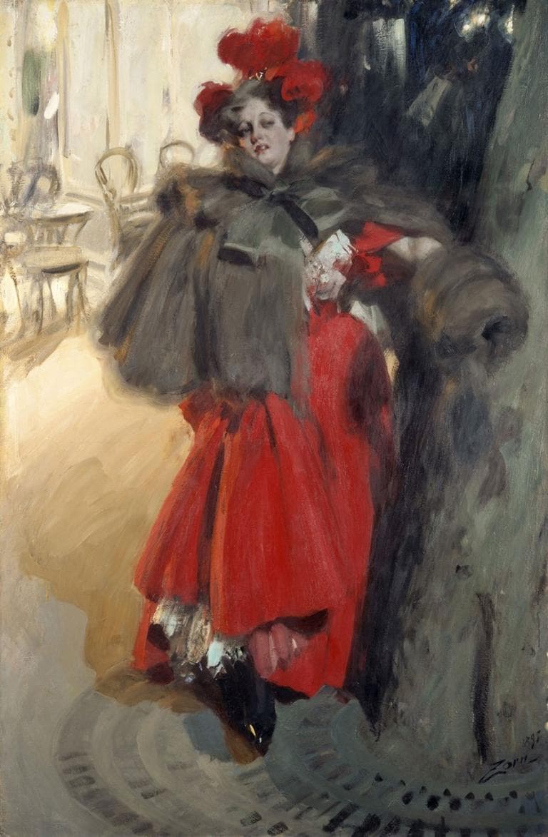 Anders Zorn's 1895 painting "Night Effect." (Courtesy Gardner Museum)