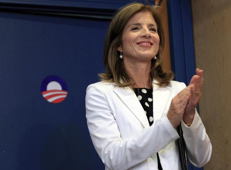 Caroline Kennedy at a campaign event for President Obama's re-election in Nashua, N.H. on June 27, 2012. (Elise Amendola/AP)
