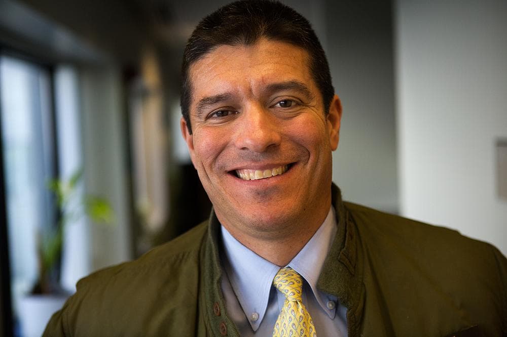 Republican candidate for U.S. Senate Gabriel Gomez. (Jesse Costa/WBUR)