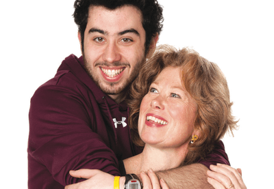 Author Danielle Cook Navidi is pictured with her now-adult son Fabien. (happilyhungry.com)