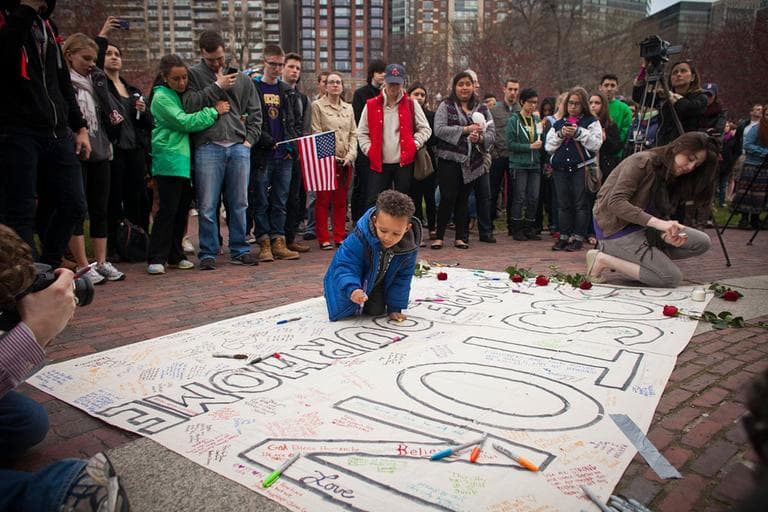 Candlelight vigil Boston Common