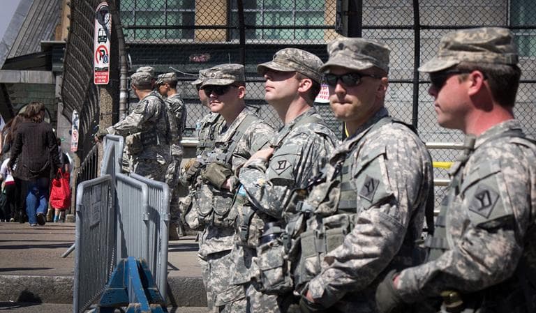 Boylston St. closed.