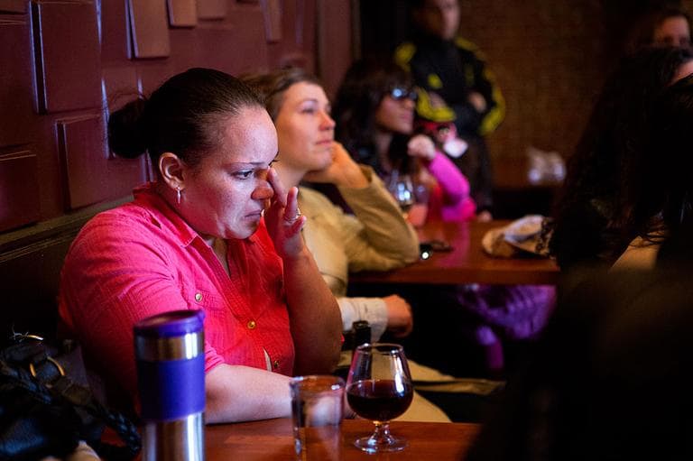 Listening to Obama's speech.