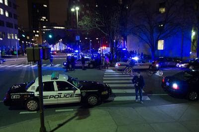 near Vassar and Main street in Cambridge, near the MIT building 32 Stata Center