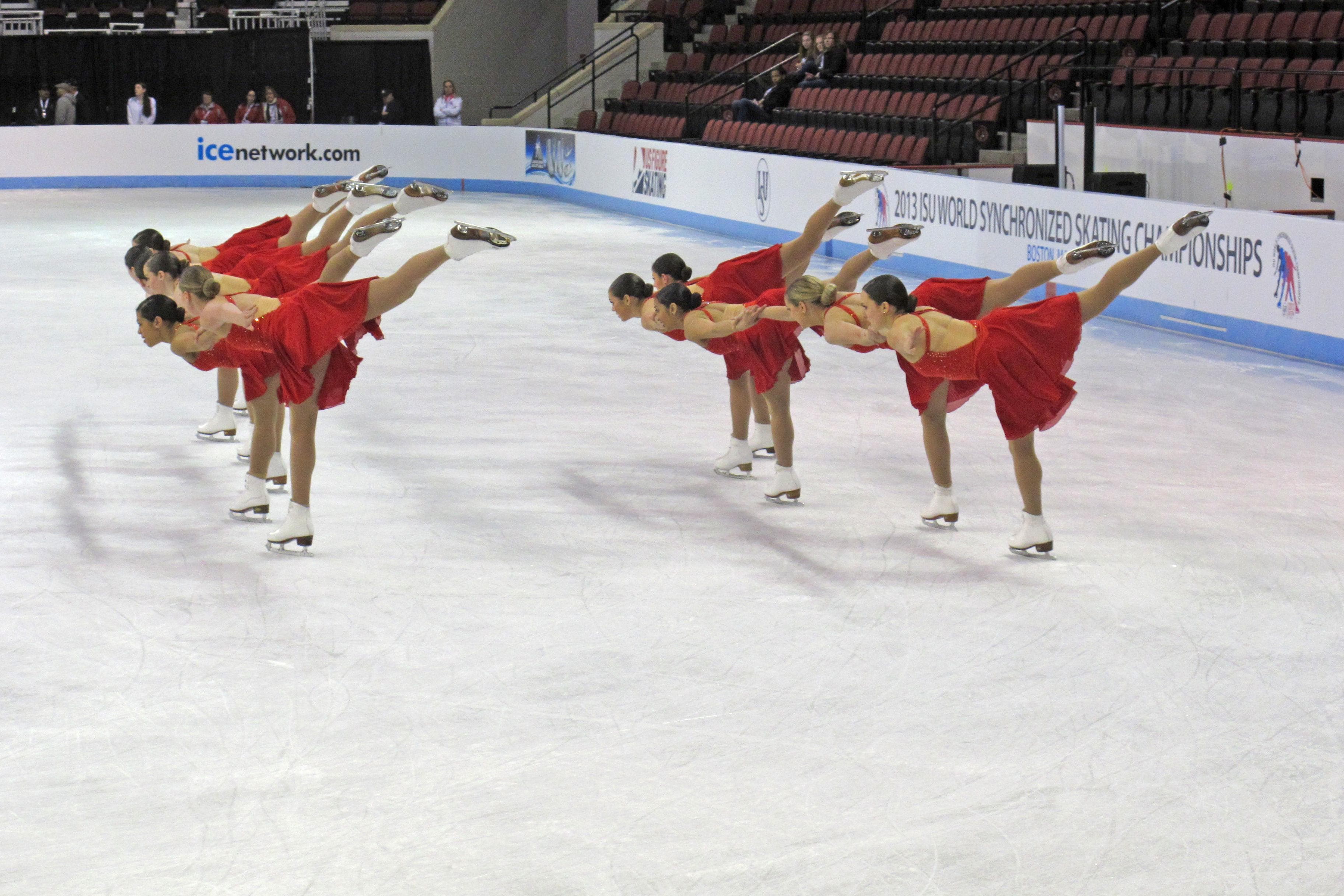 World Synchro Championships Boast 16 Matching Marilyn Monroes