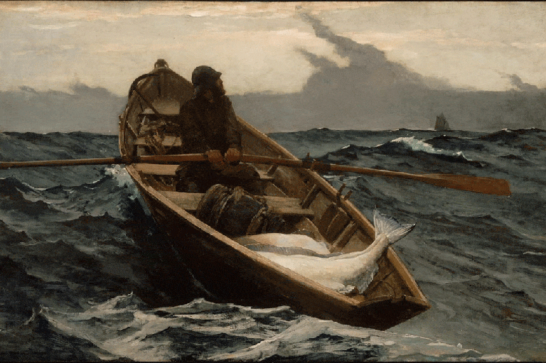 The Fog Warning, Winslow Homer, 1885