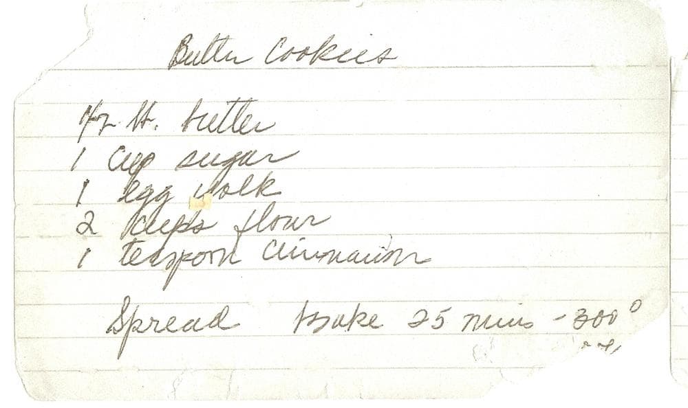 butter cookies