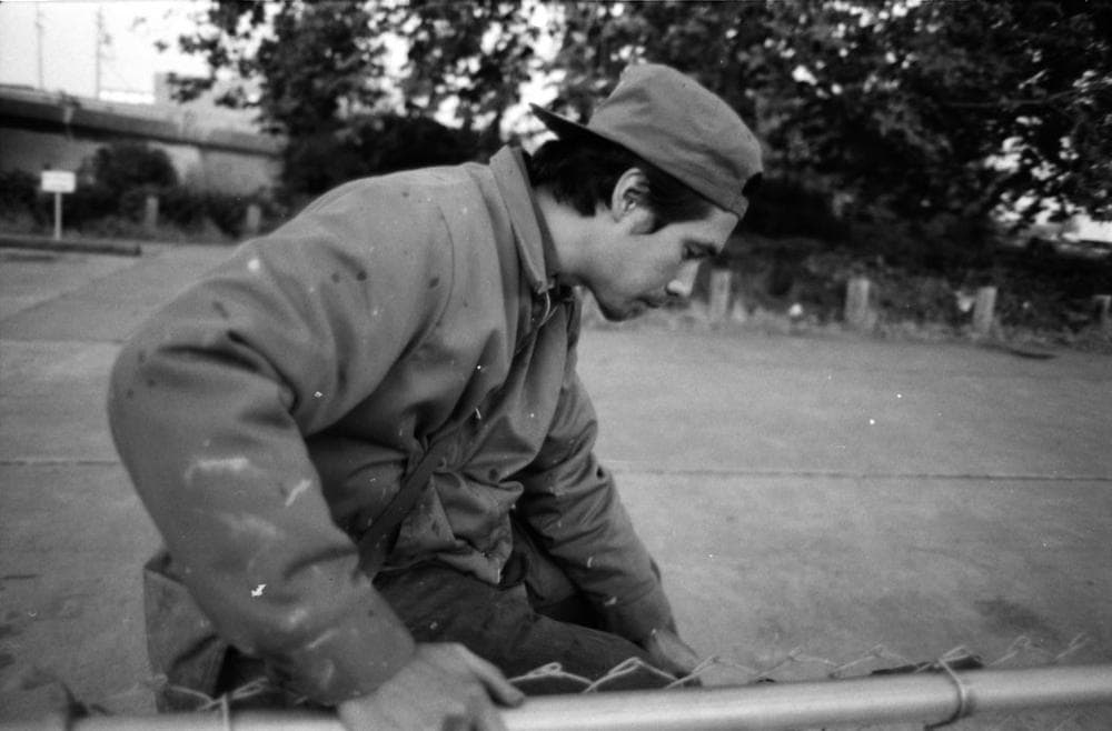 Barry McGee in 1993 (Craig Costello/Courtesy ICA)
