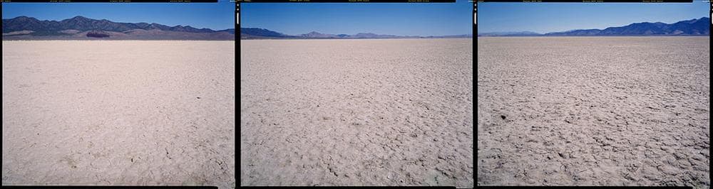 Bruce Myren’s photo at “N 40° 00’ 00” W 116° 00’ 00” Saddler Brown Road, Eureka, Nevada,” 2012. (Courtesy of Myren.)