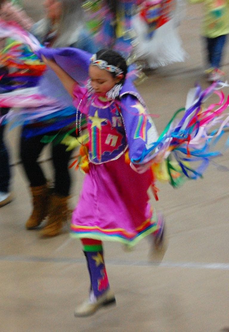 Intertribal dance at Brown University's "Spring Thaw Pow Wow." (Greg Cook) 
