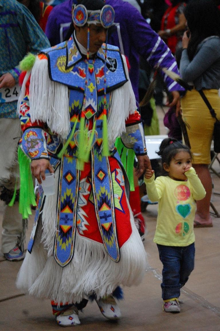 Intertribal dance at Brown University's "Spring Thaw Pow Wow." (Greg Cook) 