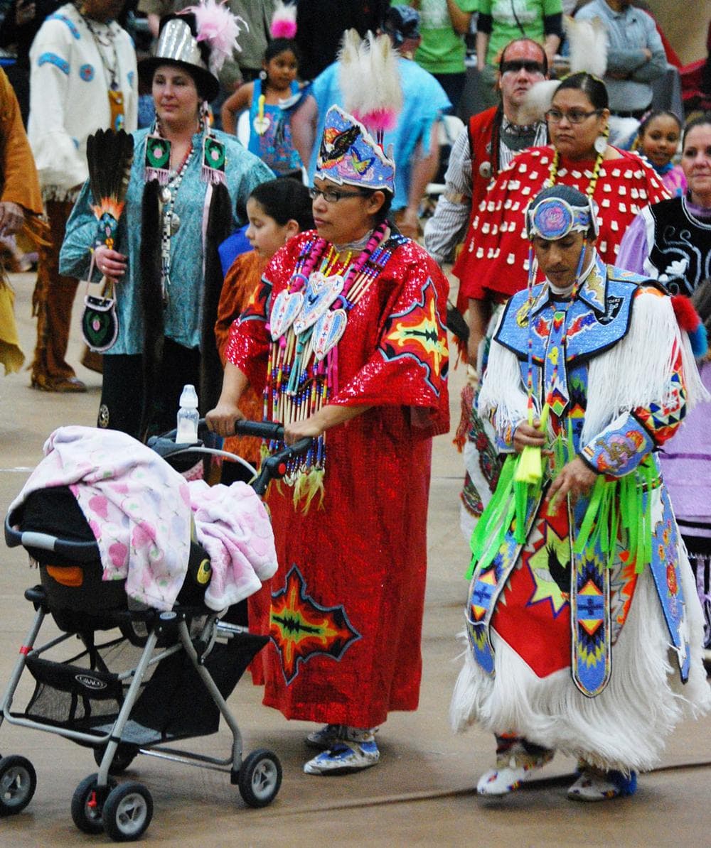 Intertribal dance at Brown University's "Spring Thaw Pow Wow." (Greg Cook) 