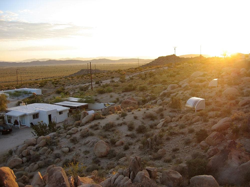 Andrea Zittel's "A-Z West" near Joshua Tree, California. (Jessica Eckert/Courtesy of Andrea Rosen Gallery, copyright Zittel)