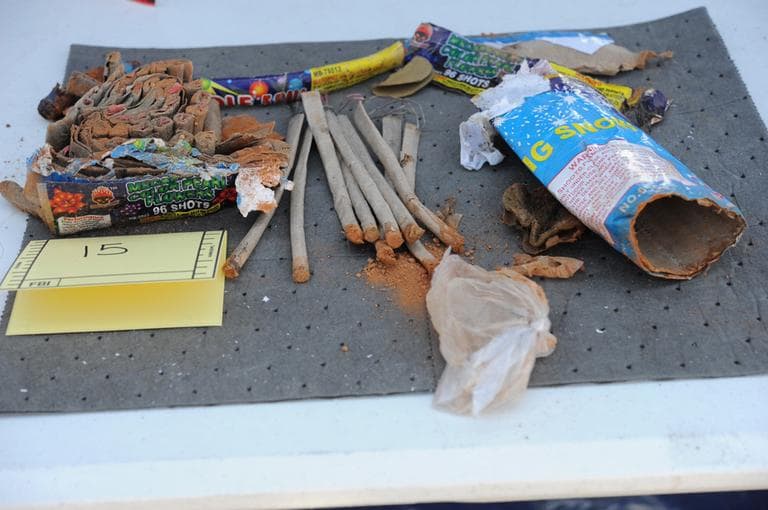 Fireworks agents recovered from Tsarnaev's backpack (U.S. Attorney's Office)
