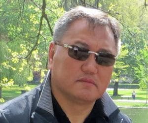 Amir Ismagulov, in Boston (Bruce Gellerman/WBUR)